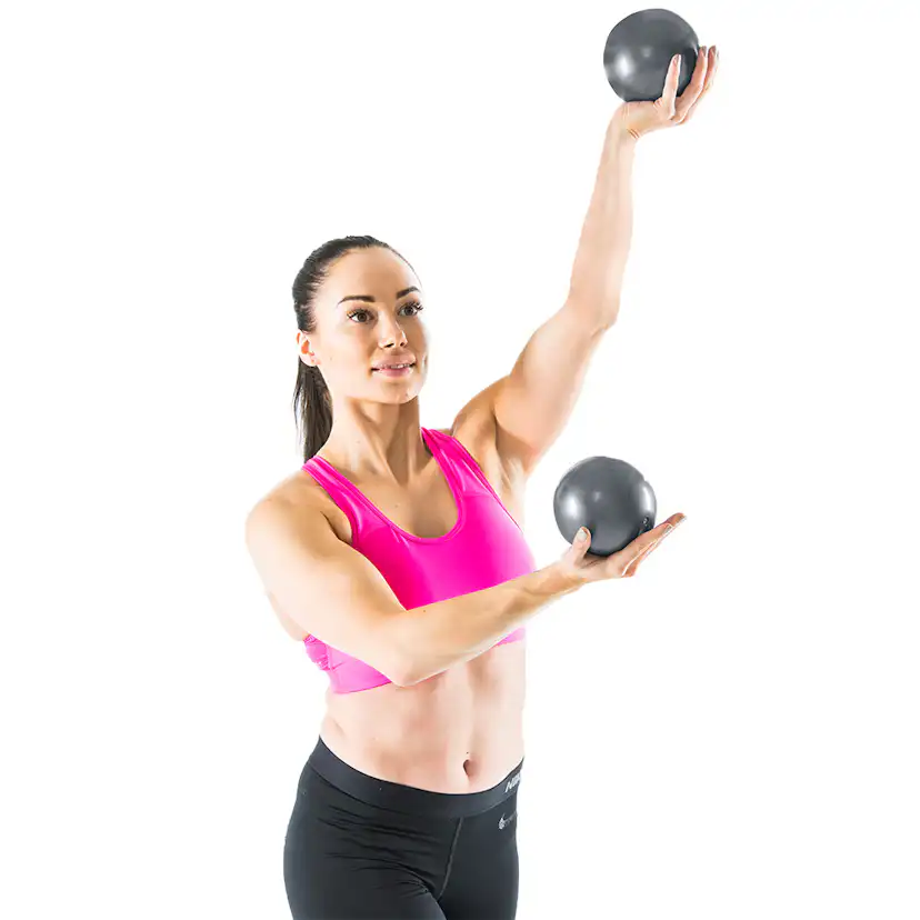 Viktboll Gymstick Exercise Weight Ball 2x1 kg